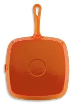 Habitat 23cm Cast Iron Griddle Pan - Orange -Habitat 9192500 R Z004A