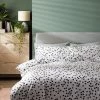 Habitat Cotton Dot Penny White & Black Bedding Set - Single -Habitat 9199747 R Z001A