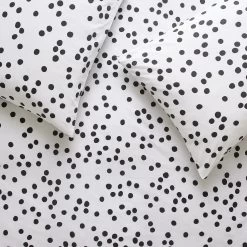 Habitat Cotton Dot Penny White & Black Bedding Set - Single 13 Habitat Cotton Dot Penny White & Black Bedding Set - Single -Habitat 9199747 R Z005A
