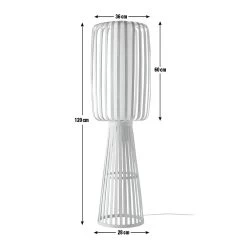 Habitat Achille Japonica Floor Lamp - Ash -Habitat 9202270 R E001