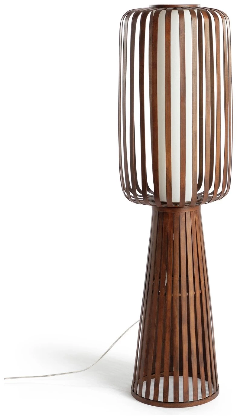 Habitat Achille Floor Lamp - Walnut 6 Habitat Achille Floor Lamp - Walnut - Image 4
