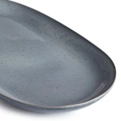 Habitat Evora Stoneware Serving Platter - Blue -Habitat 9203671 R Z002A