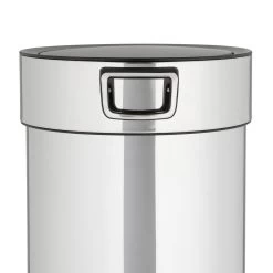 Habitat 30 Litre Round Touch Op Bin - Silver -Habitat 9211254 R Z004A