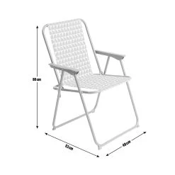 Habitat Folding Metal Garden Chair - Orange -Habitat 9212019 R E001