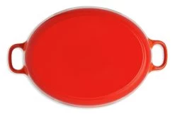 Habitat 4.7 Litre Cast Iron Oval Casserole Dish - Orange -Habitat 9212363 R Z004A