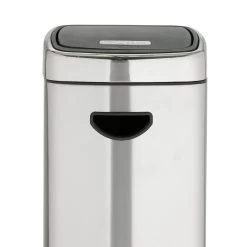 Habitat 30 Litre Square Touch Top Bin - Silver -Habitat 9212569 R Z004A