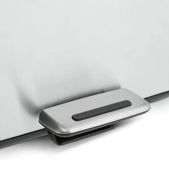 Habitat 30 Litre Modern Rectangular Bin - Silver -Habitat 9212693 R Z003A