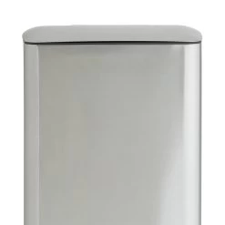 Habitat 30 Litre Modern Rectangular Bin - Silver -Habitat 9212693 R Z004A