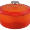 Habitat 3.3 Litre Cast Iron Casserole Dish - Orange -Habitat 9213197 R Z001A