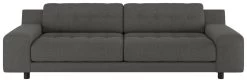 Habitat Hendricks Fabric 4 Seater Sofa - Charcoal