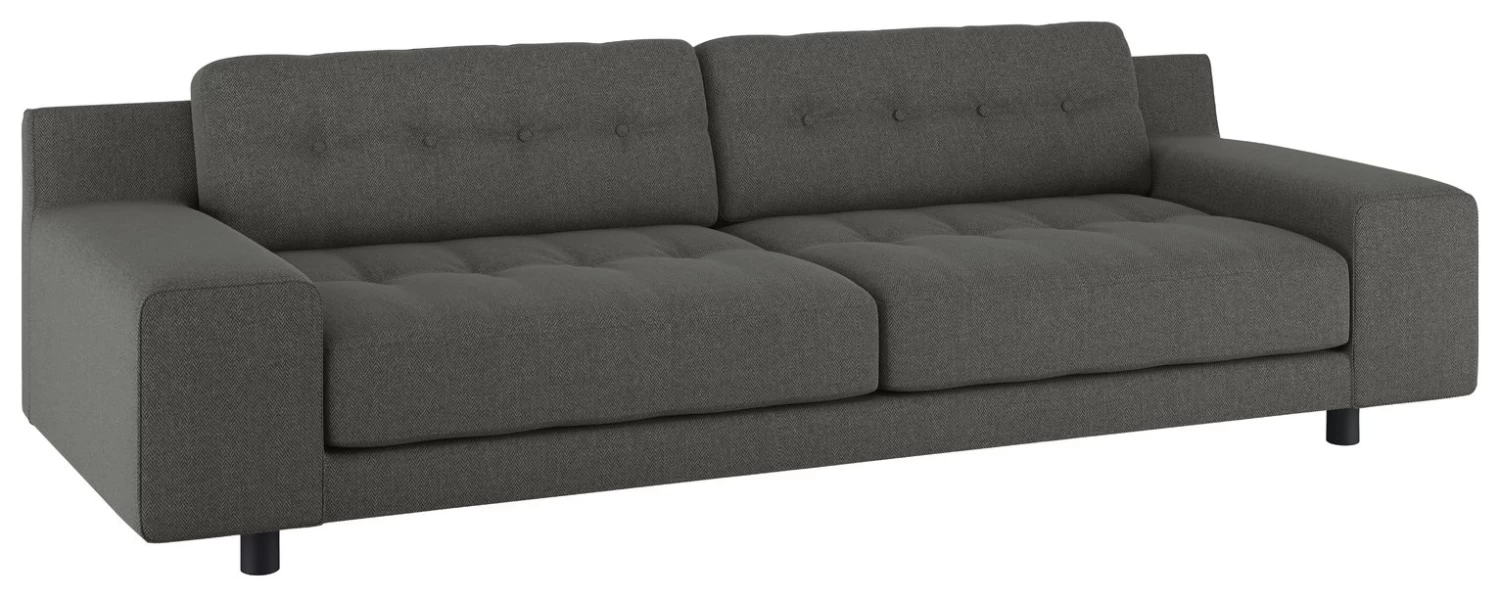Habitat Hendricks Fabric 4 Seater Sofa - Charcoal 9 Habitat Hendricks Fabric 4 Seater Sofa - Charcoal - Image 7