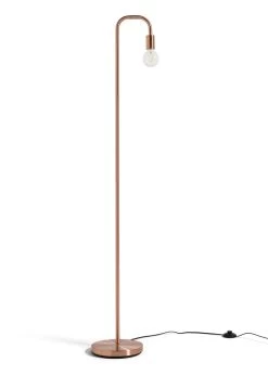 Habitat Rayner Floor Lamp - Rose Gold -Habitat 9222061 R Z002A