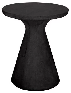 Habitat Milton 2 Seater Fibrestone Garden Bistro Set - Black -Habitat 9224430 R Z002A