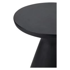 Habitat Milton 2 Seater Fibrestone Garden Bistro Set - Black -Habitat 9224430 R Z005C