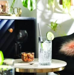 Habitat Pressed Set Of 4 Hi Ball Glasses -Habitat 9298813 R Z002C