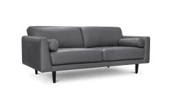 Habitat Jackson Leather 4 Seater Sofa - Grey -Habitat 9303203 R Z002A