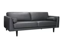 Habitat Jackson Leather 4 Seater Sofa - Grey -Habitat 9303203 R Z004A