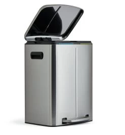 Habitat 40 Litre Recycling Bin - Stainless Steel 9 Habitat 40 Litre Recycling Bin - Stainless Steel -Habitat 9307498 R Z002A