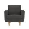 Habitat Remi Fabric Armchair In A Box - Charcoal 2 Habitat Remi Fabric Armchair In A Box - Charcoal -Habitat 9308222 R Z001A