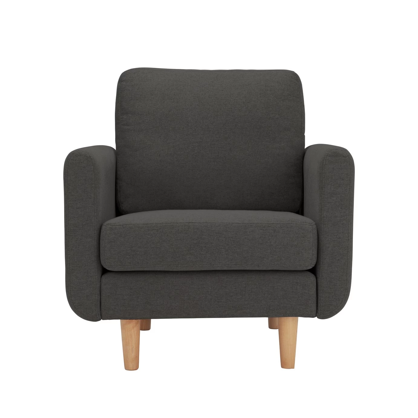 Habitat Remi Fabric Armchair In A Box - Charcoal 3 Habitat Remi Fabric Armchair In A Box - Charcoal