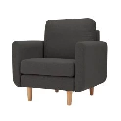 Habitat Remi Fabric Armchair In A Box - Charcoal 10 Habitat Remi Fabric Armchair In A Box - Charcoal -Habitat 9308222 R Z004A