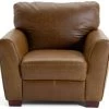 Habitat Milford Leather Armchair - Tan -Habitat 9308370 R Z001A