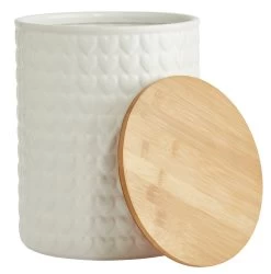 Habitat Ceramic Heart Bread Bin 9 Habitat Ceramic Heart Bread Bin -Habitat 9310502 R Z004A