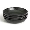 Habitat Preto 4 Piece Stoneware Pasta Bowls - Black -Habitat 9310791 R Z001A
