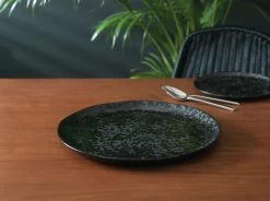 Habitat Preto Stoneware Serving Platter - Black -Habitat 9310801 R Z002C