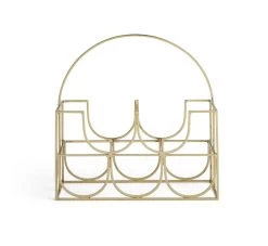 Habitat Japonica 5 Bottle Stainless Steel Wine Rack -Habitat 9311013 R Z002A