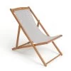 Habitat Folding Wooden Garden Deck Chair - Grey -Habitat 9311233 R Z001A