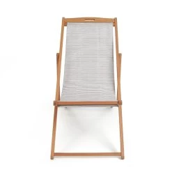 Habitat Folding Wooden Garden Deck Chair - Grey -Habitat 9311233 R Z003A