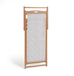 Habitat Folding Wooden Garden Deck Chair - Grey -Habitat 9311233 R Z006A