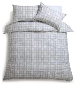 Habitat Spot Print Grey Bedding Set - Single -Habitat 9311350 R Z004A