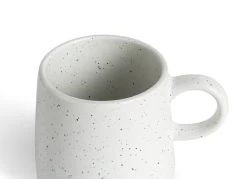 Habitat Addison Set Of 4 Speckled Mugs - White -Habitat 9311594 R Z004A