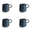 Habitat Addison Set Of 4 Mugs - Blue 2 Habitat Addison Set Of 4 Mugs - Blue -Habitat 9311642 R Z001A