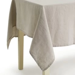 Habitat Linen Table Cloth - Grey