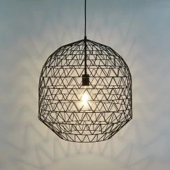 Habitat Moore Ceiling Light - Black -Habitat 9312926 R Z002C