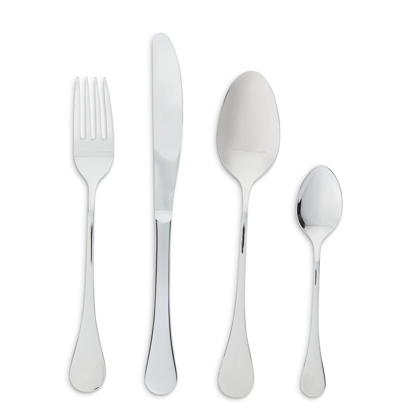 Habitat Evora 16 Piece Stainless Steel Cutlery Set - Mirror 3 Habitat Evora 16 Piece Stainless Steel Cutlery Set - Mirror