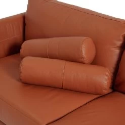 Habitat Jackson Leather 3 Seater Sofa - Tan -Habitat 9335147 R Z006A