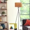 Habitat Tripod Floor Lamp - Mustard And Chrome