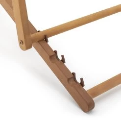 Habitat Folding Wooden Garden Deck Chair - White -Habitat 9338443 R Z005A