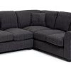 Habitat Lisbon Fabric Corner Sofa - Charcoal 1 Habitat Lisbon Fabric Corner Sofa - Charcoal -Habitat 9346583 R Z001A