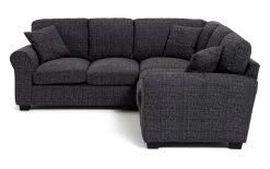Habitat Lisbon Fabric Corner Sofa - Charcoal 16 Habitat Lisbon Fabric Corner Sofa - Charcoal -Habitat 9346583 R Z002A