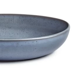 Habitat Evora 4 Piece Stoneware Pasta Bowls - Blue -Habitat 9358650 R Z004A