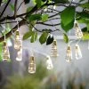 Habitat 10 Warm White Wire Wrap Bulb Solar String Lights -Habitat 9359075 R Z001C