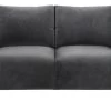 Habitat Julien Velvet 2 Seater Sofa - Grey -Habitat 9359989 R Z001A