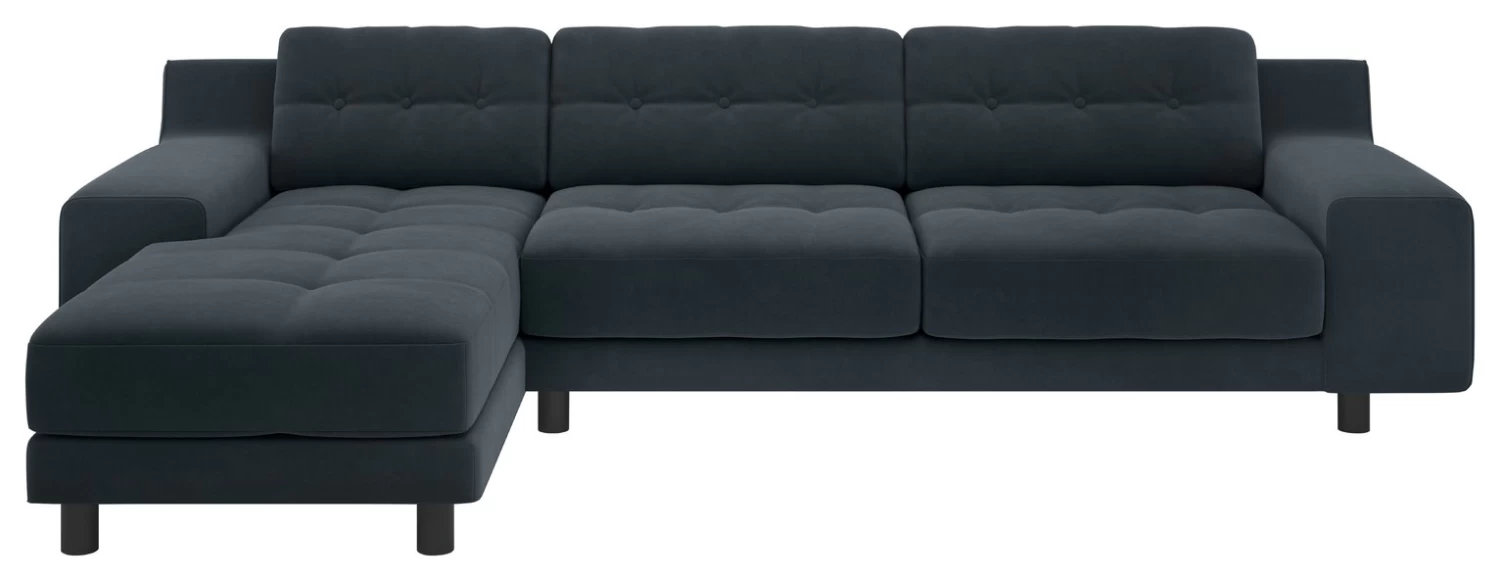 Habitat Hendricks Left Hand Corner Chaise Sofa - Charcoal 6 Habitat Hendricks Left Hand Corner Chaise Sofa - Charcoal - Image 4