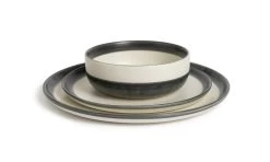 Habitat Stripe 12 Piece Stoneware Dinner Set - Multicoloured 11 Habitat Stripe 12 Piece Stoneware Dinner Set - Multicoloured -Habitat 9360992 R Z002A