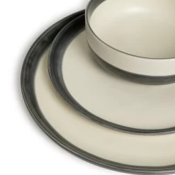 Habitat Stripe 12 Piece Stoneware Dinner Set - Multicoloured 15 Habitat Stripe 12 Piece Stoneware Dinner Set - Multicoloured -Habitat 9360992 R Z005A